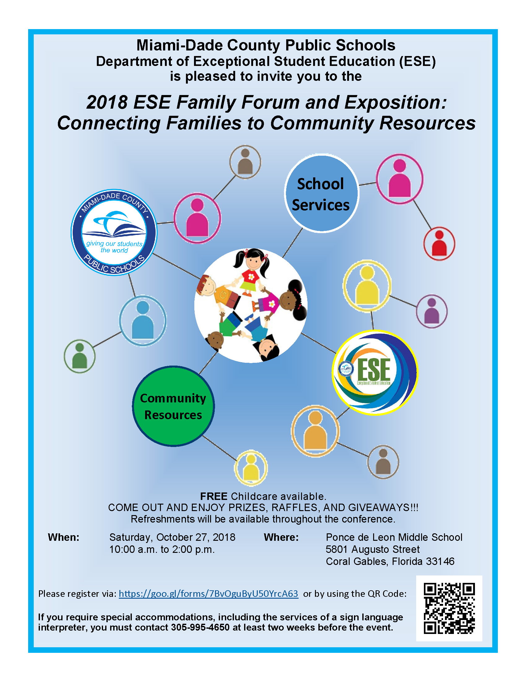 2018 ESE Family Forum and Exposition @ Ponce de Leon Middle School | Coral Gables | Florida | United States